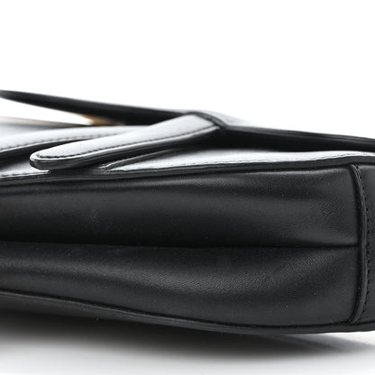 Christian Dior Calfskin Mini Saddle Bag Black 10 of 10