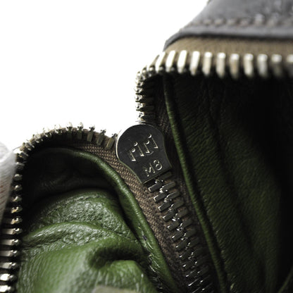 Prada Crocodile Colour Buckles Bag Green Orange 8 of 9