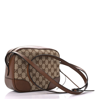 Gucci Monogram Mini Bree Messenger Bag Beige Tabacco 3 of 10
