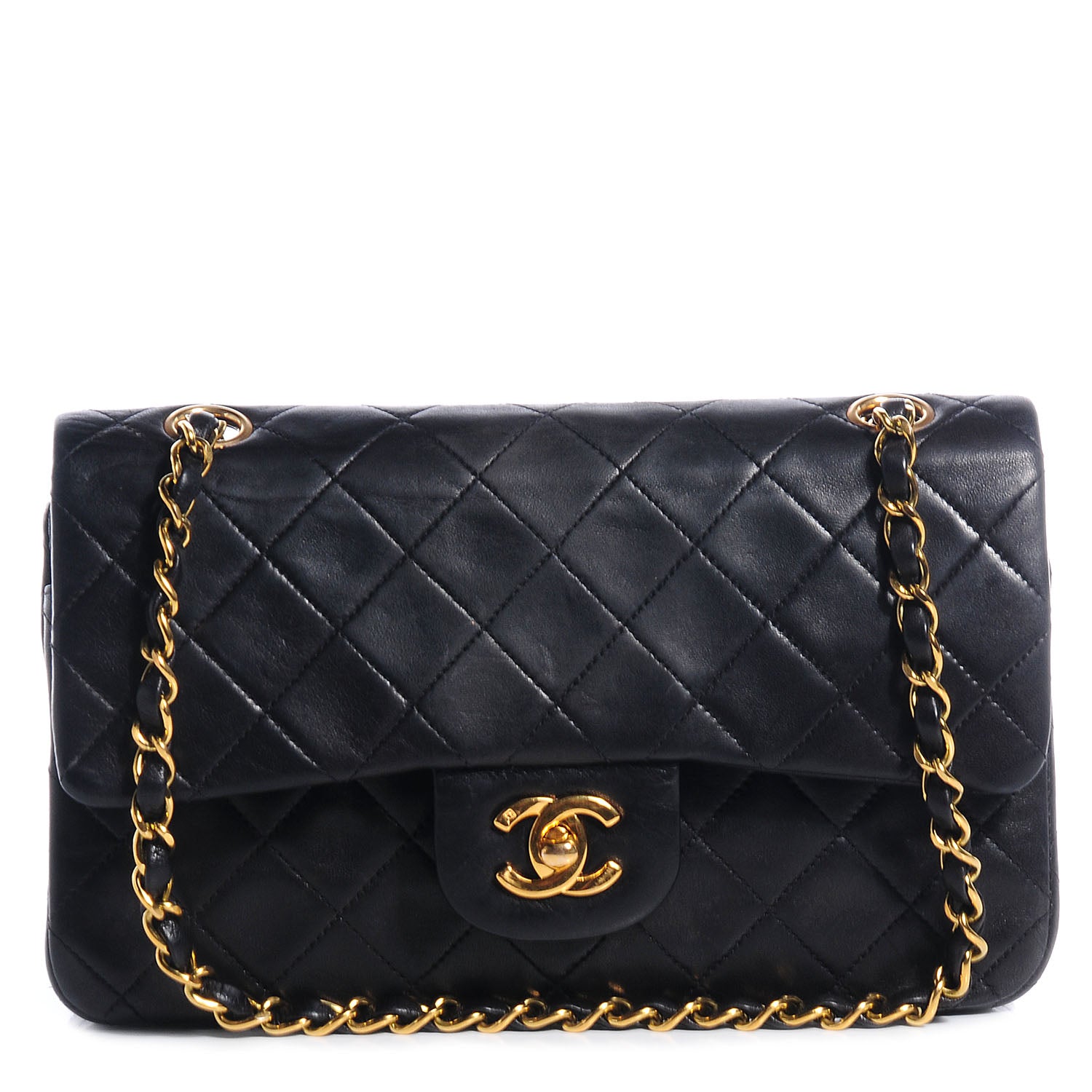 Chanel Lambskin Small Double Flap Black 1 of 10