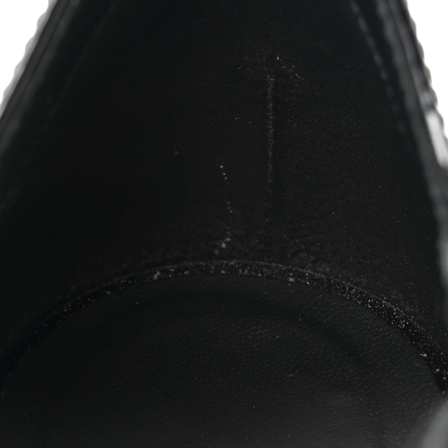 Chanel Patent Cap Toe CC Wedge Ankle Strap Pumps 39.5 Black White 10 of 11