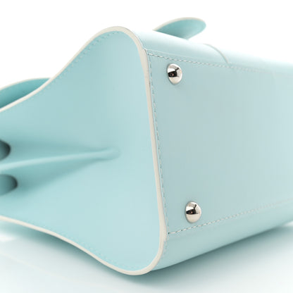 Delvaux Box Calfskin Mini Brillant Satchel Light Blue 9 of 10