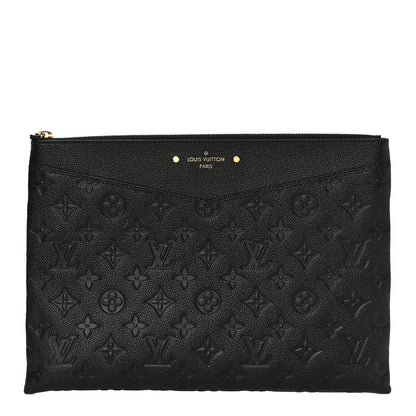 Louis Vuitton Empreinte Daily Pouch Black 1 of 9