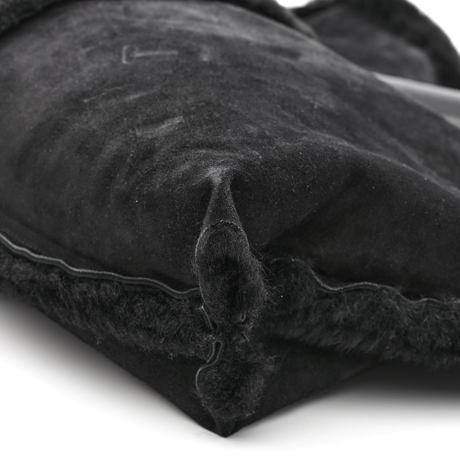 Bottega Veneta Shearling Reversible Tote Black 14 of 15