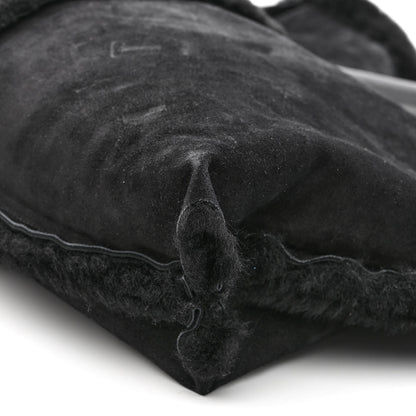 Bottega Veneta Shearling Reversible Tote Black 14 of 15