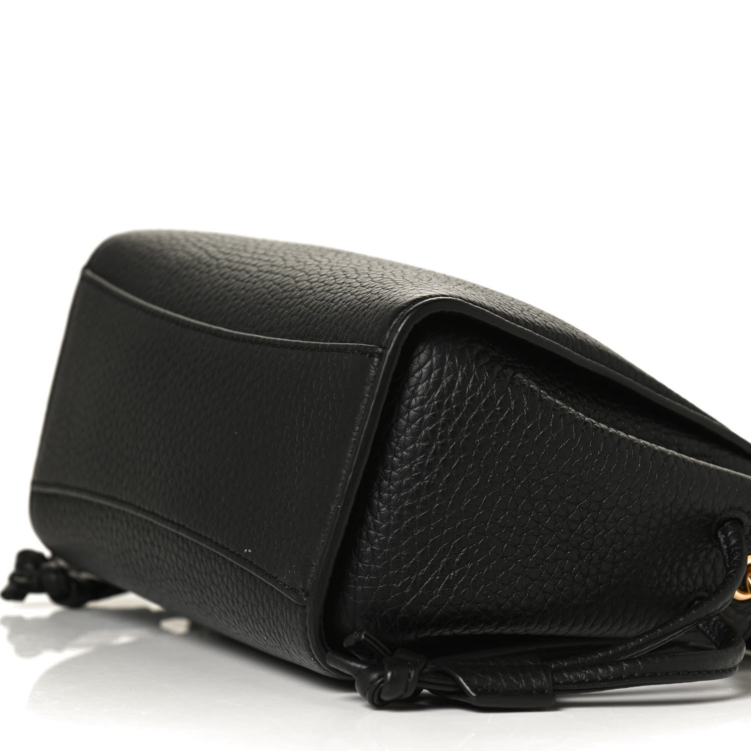 Mulberry Heavy Grain Small Iris Tote Black 10 of 10