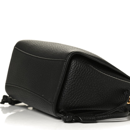 Mulberry Heavy Grain Small Iris Tote Black 10 of 10