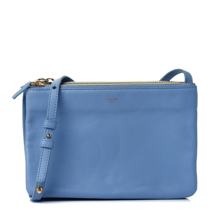 Celine Lambskin Small Trio Crossbody Bag Lavender 1 of 4