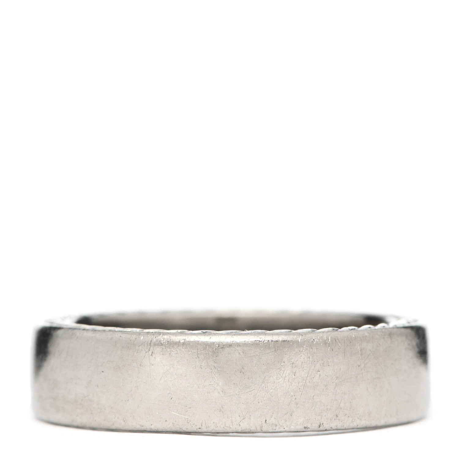 David Yurman Titanium Sterling Silver 6mm Streamline Band Ring 62 10 1 of 5