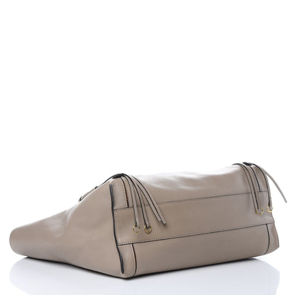 Chloe Smooth Calfskin Medium Milo Shopping Tote Motty Grey 4 of 10