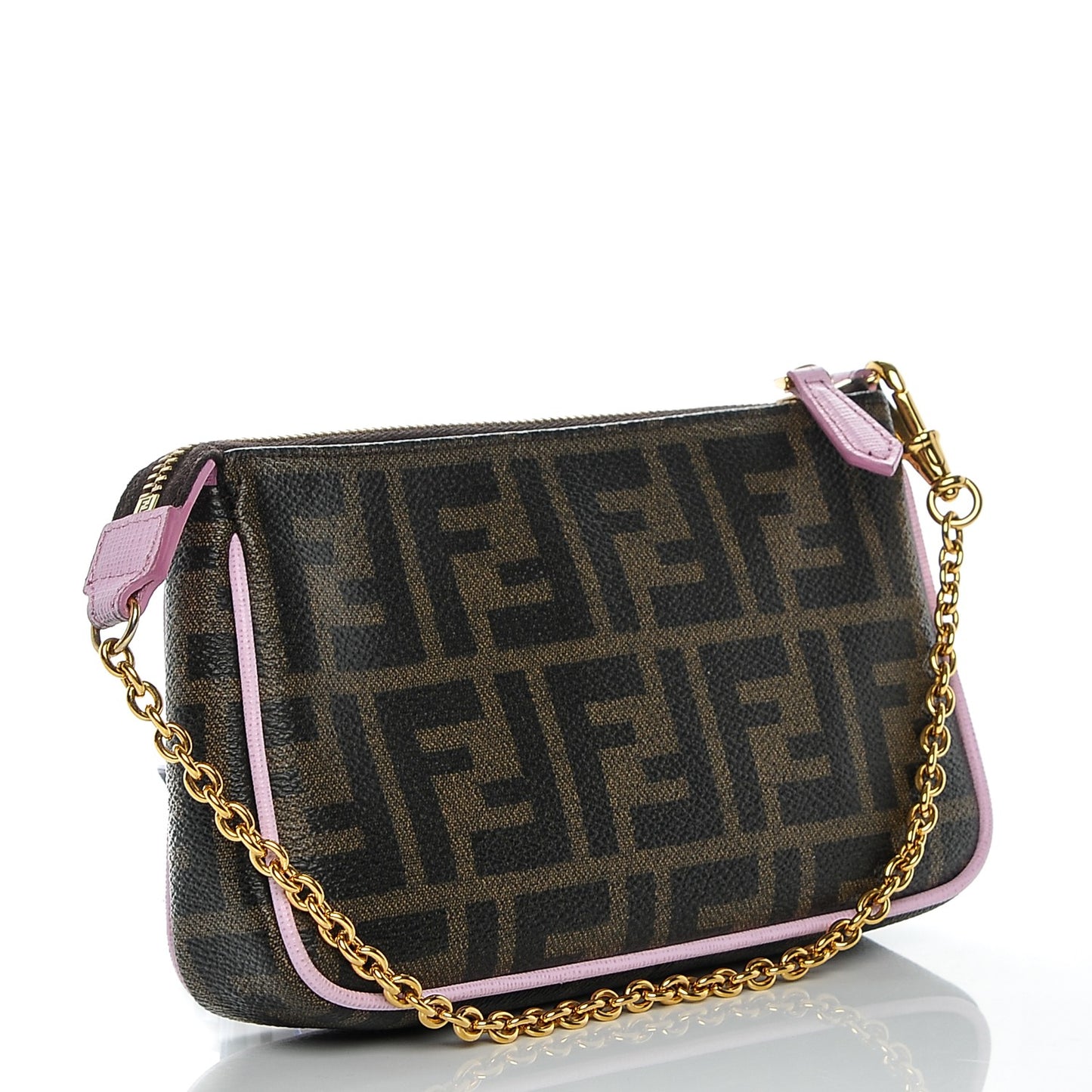 Zucca Spalmati Vitello Elite Pochette Tobacco Pink