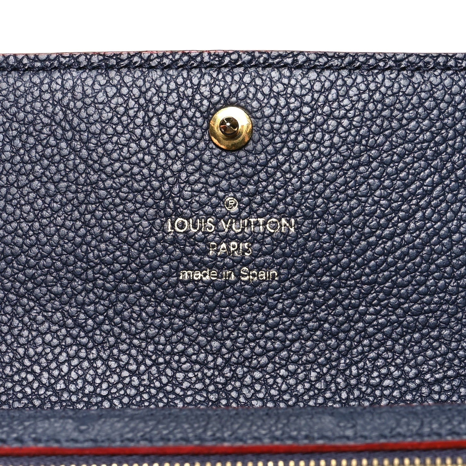 Louis Vuitton Empreinte Pont-Neuf Wallet Marine Rouge 7 of 11