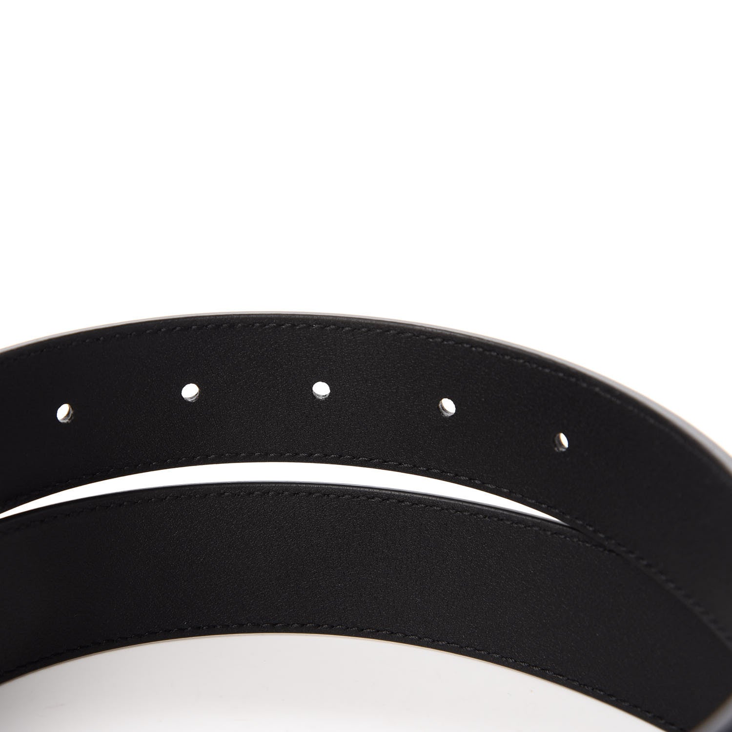 Gucci Calfskin Double G 30mm Belt 85 34 Black 4 of 5