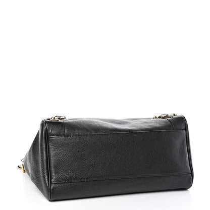 Balenciaga Chevre Gold Metallic Edge Hardware Velo Black 4 of 10