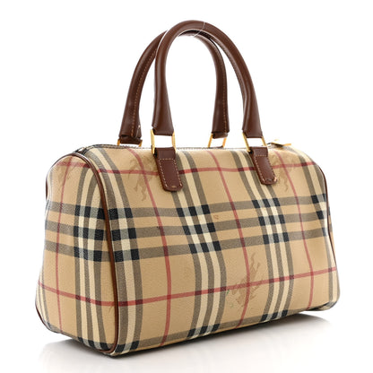 Burberry Haymarket Check Bowling Bag Brown 3 of 15