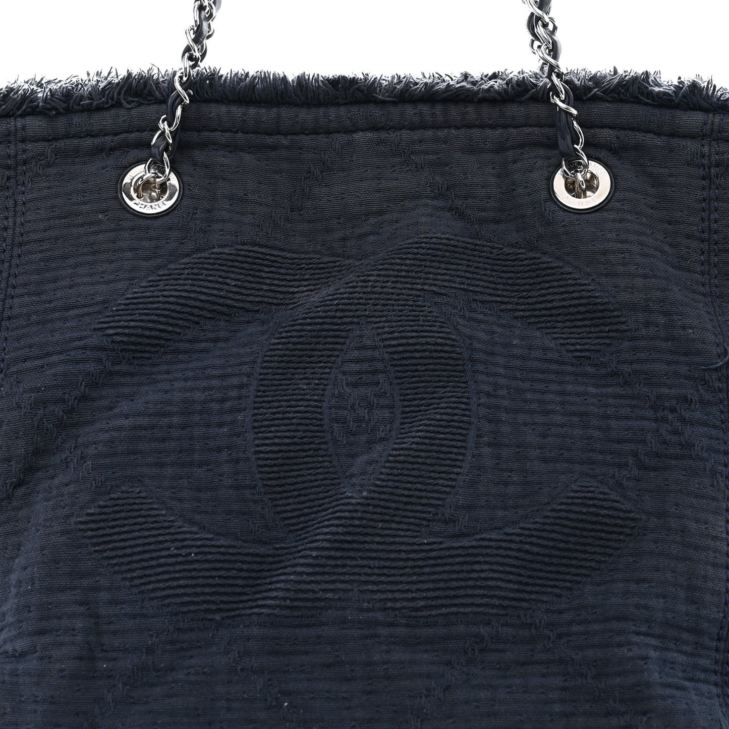 Canvas Medium Double Face Tote Navy