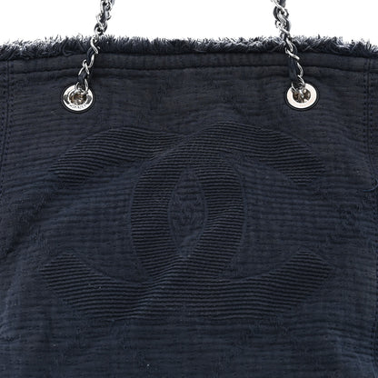 Chanel Canvas Medium Double Face Tote Navy 9 of 18