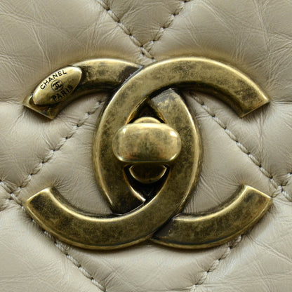 Chanel Calfskin Large Pondichery Flap Beige 5 of 11