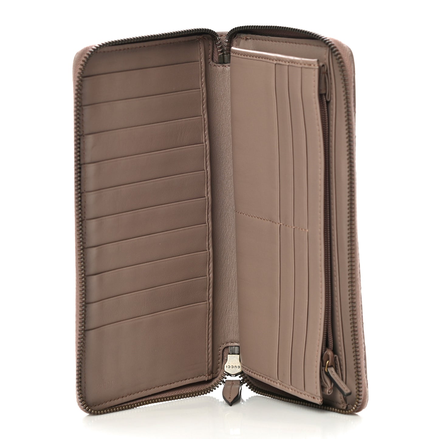 Calfskin Matelasse GG Marmont Zip Around Organizer Wallet Porcelain Rose
