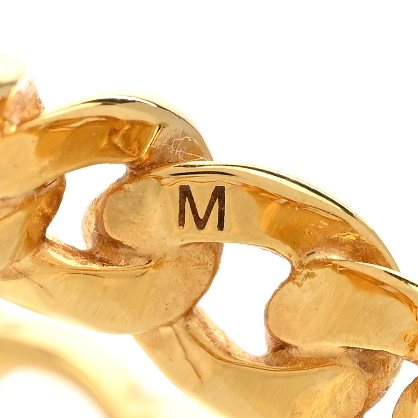 Metal Montaigne 30 Chain Ring 53/6.25 Antique Gold
