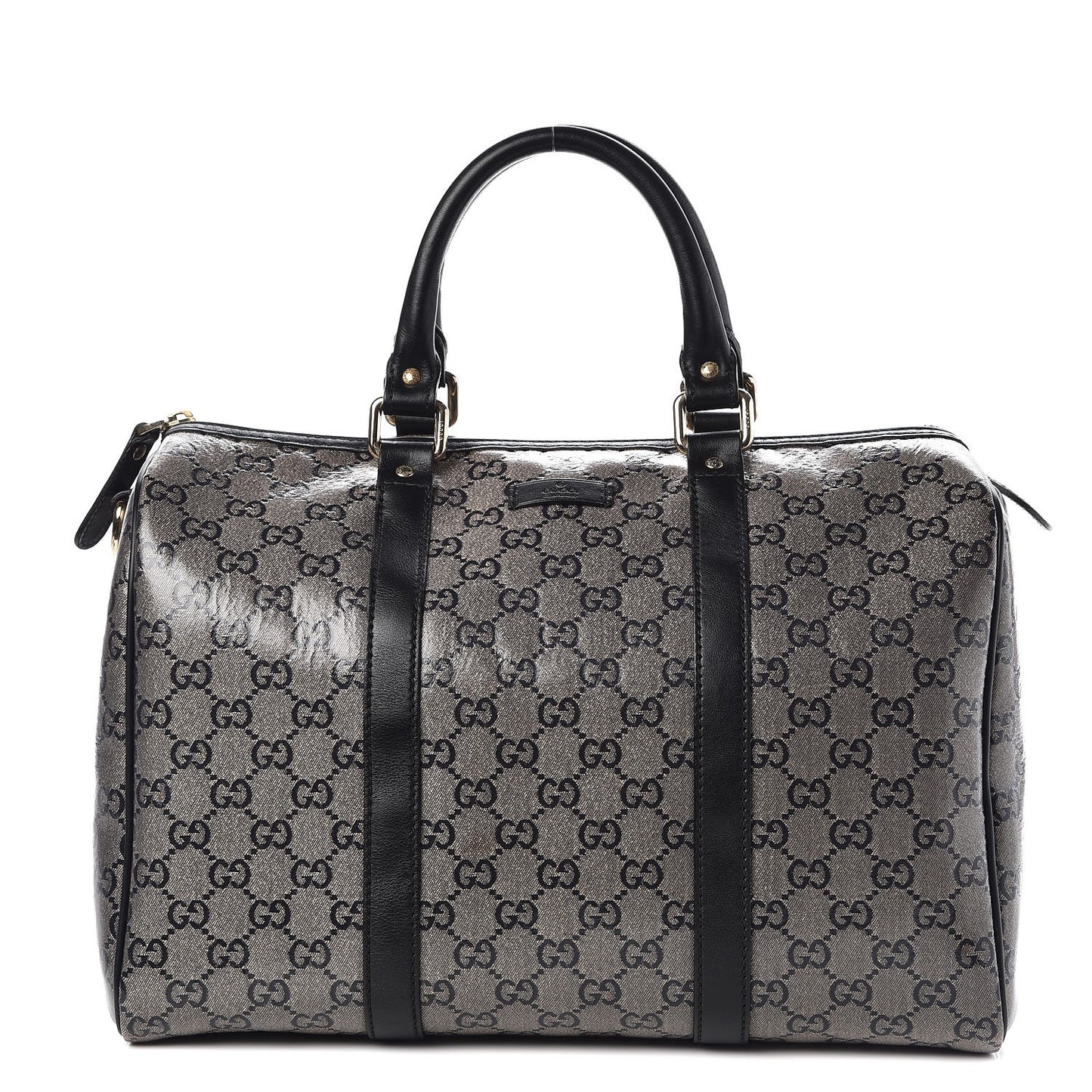 Crystal Monogram Medium Joy Boston Black