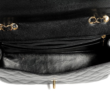 Chanel Caviar Jumbo Single Flap Black 8 of 8
