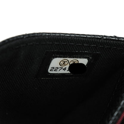 Chanel Caviar Quilted Flap Card Holder Black 8 of 8