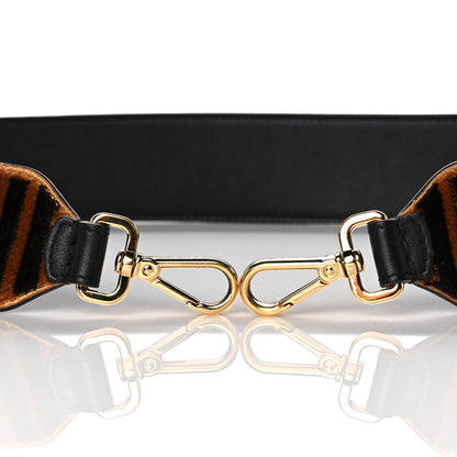 Fendi Velvet Tapestry FF Strap You Tobacco 5 of 5
