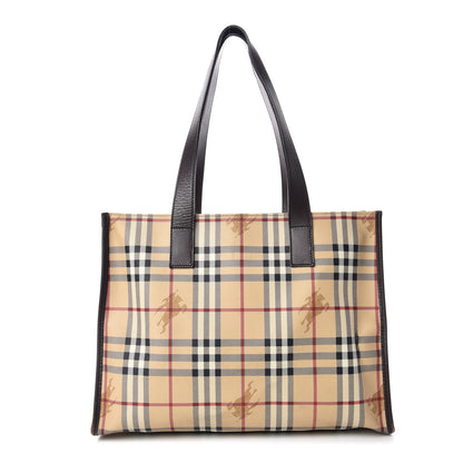 Burberry Haymarket Check Tote Chocolate 1 of 13