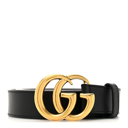 Gucci Calfskin Double G 40mm Belt 120 48 Black 1 of 6