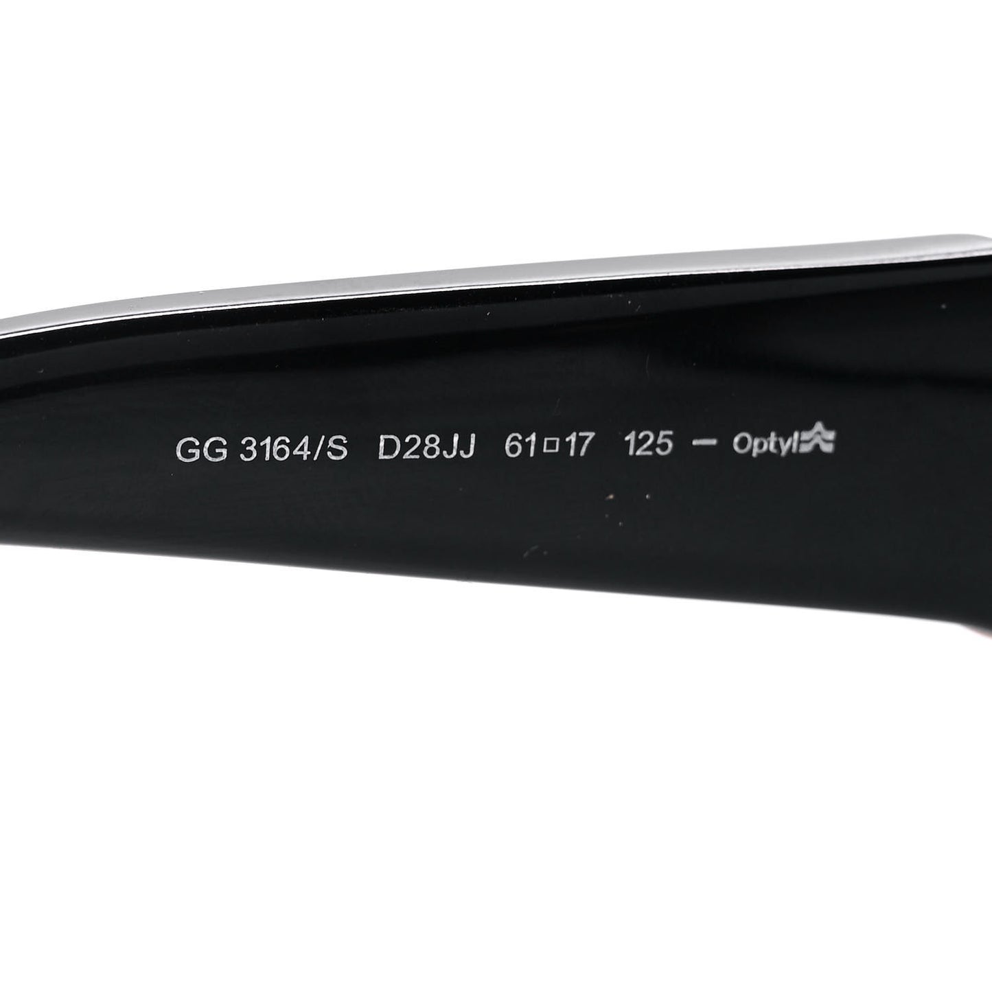 Acetate Square Frame GG 3164/S Sunglasses Black