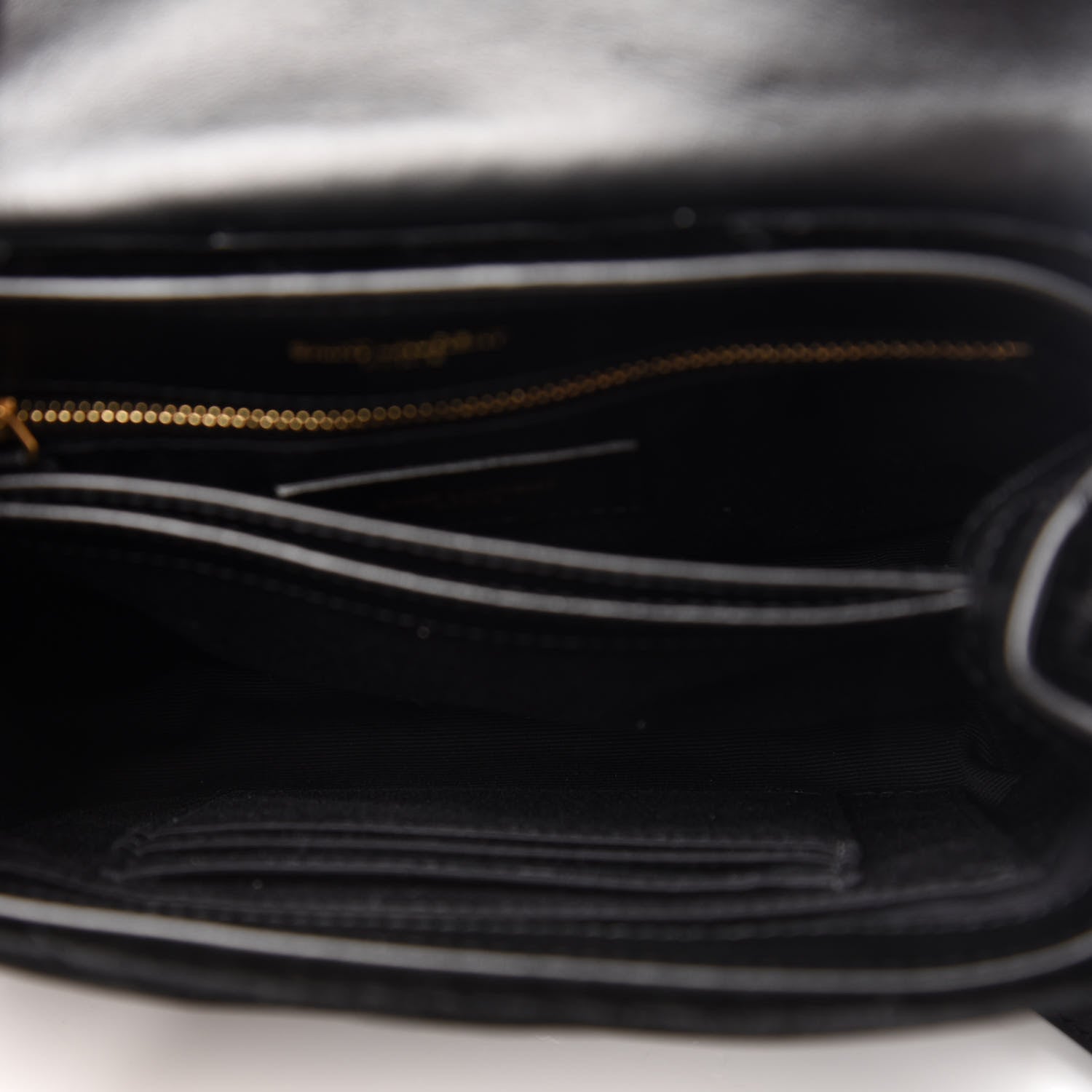 Saint Laurent Velvet Y Quilted Monogram Toy Loulou Chain Satchel French Black 5 of 13