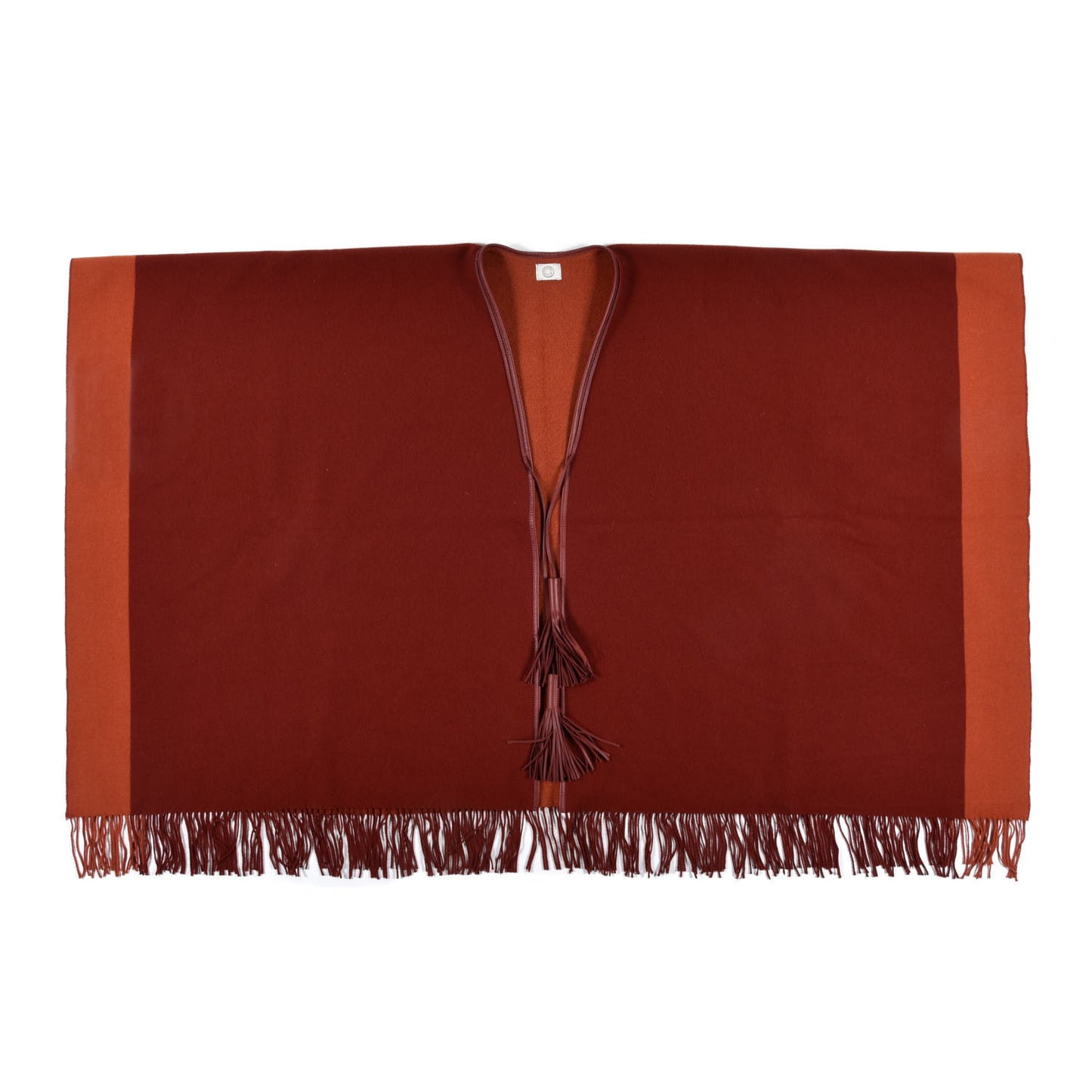 Merino Wool Cashmere Rocabar Poncho