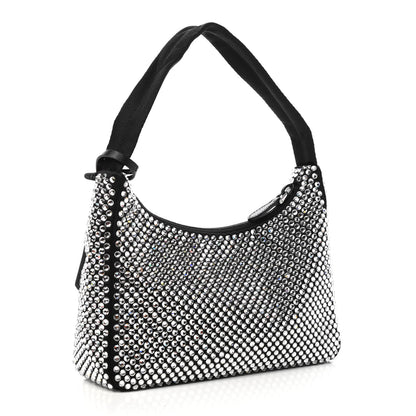 Prada Satin Crystal Mini Re-Edition 2000 Bag Cristal 3 of 11