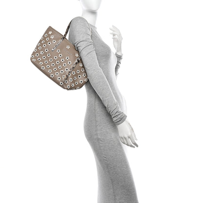 Jimmy Choo Nappa Perforated Star Sofia Shoulder Bag White 2 of 11