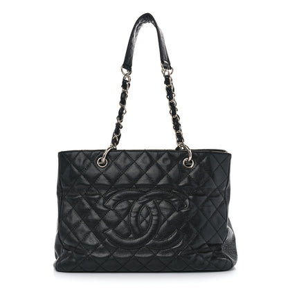 Chanel Caviar Quilted Grand Shopping Tote GST Black 1 of 16