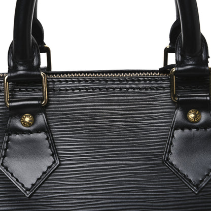 Louis Vuitton Epi Speedy 25 Black 8 of 10