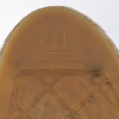 Chanel Lambskin CC Espadrilles 41 Black 6 of 10