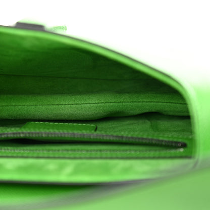 Christian Dior Grained Calfskin Saddle Bag Green 5 of 11