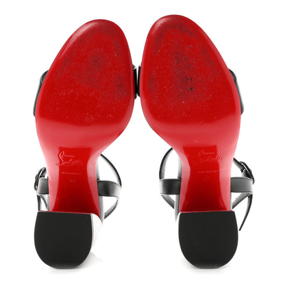 Christian Louboutin Nappa Miss Jane 85 Sandal 37 Black 6 of 9