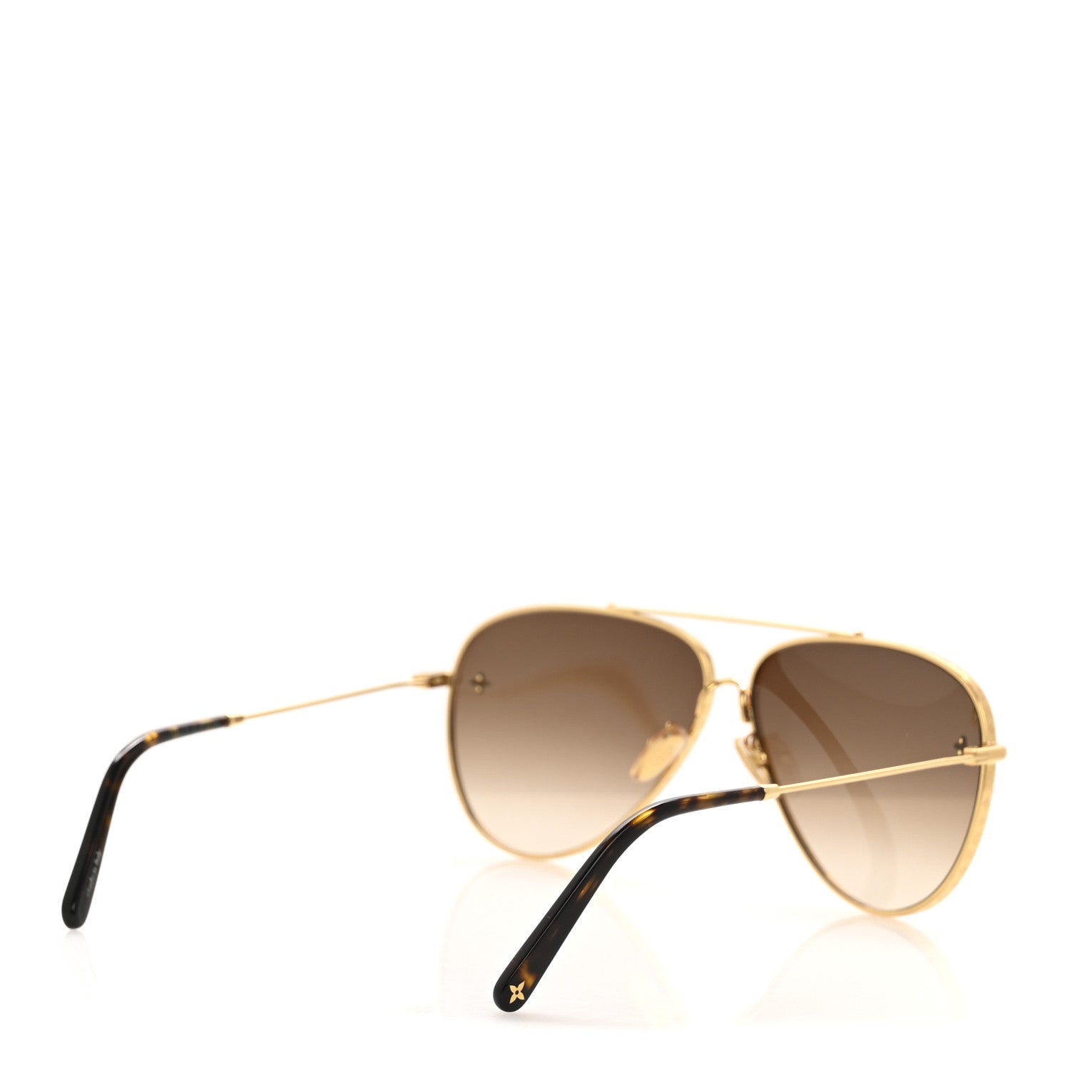 Louis Vuitton Metal The LV Pilot Sunglasses Z1620U Gradient Brown