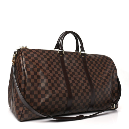 Louis Vuitton Damier Ebene Keepall Bandouliere 55 2 of 8