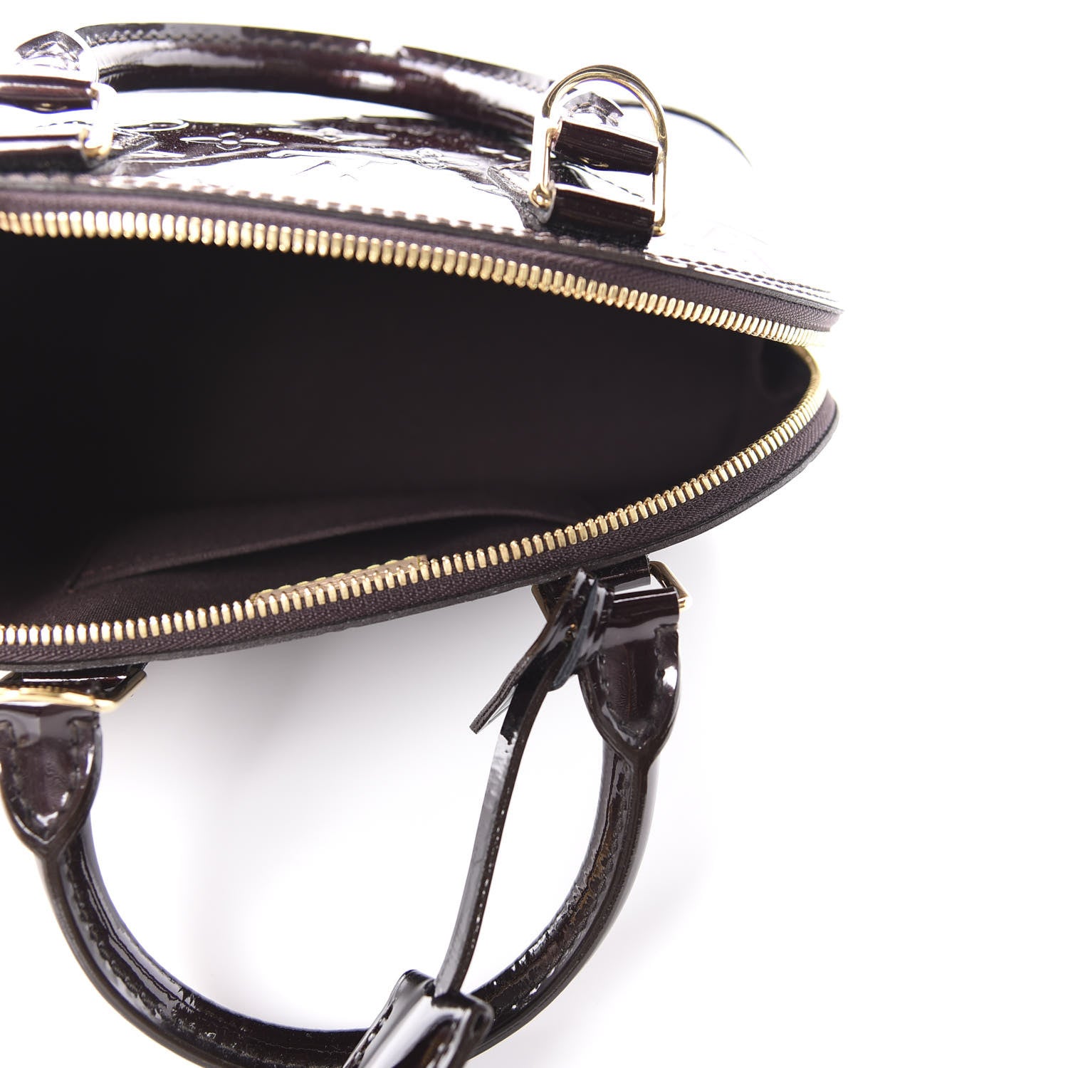 Louis Vuitton Vernis Alma BB Amarante 6 of 10