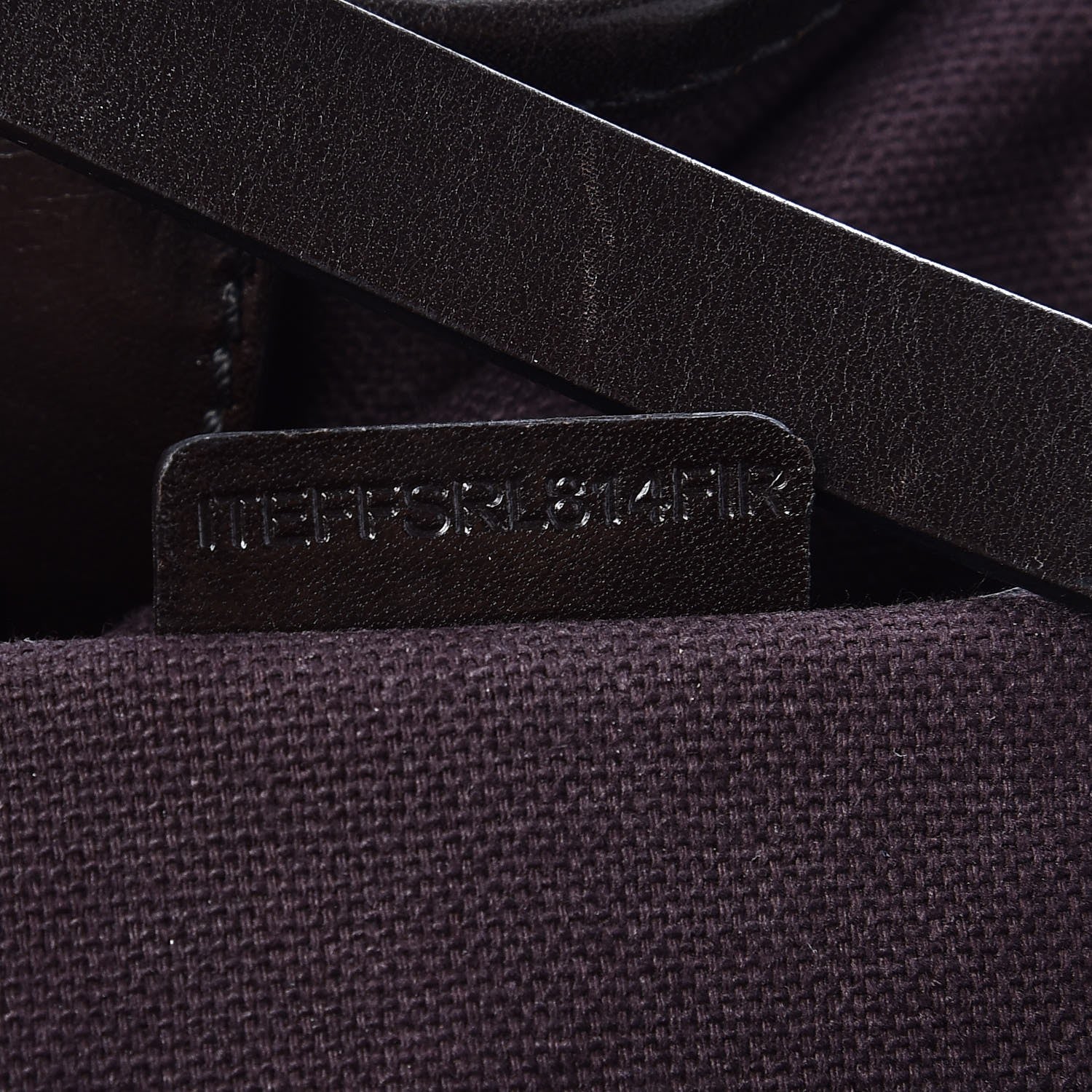 Burberry Suede Haymarket Check Colorblock Small Canterbury Tote Plum 8 of 8