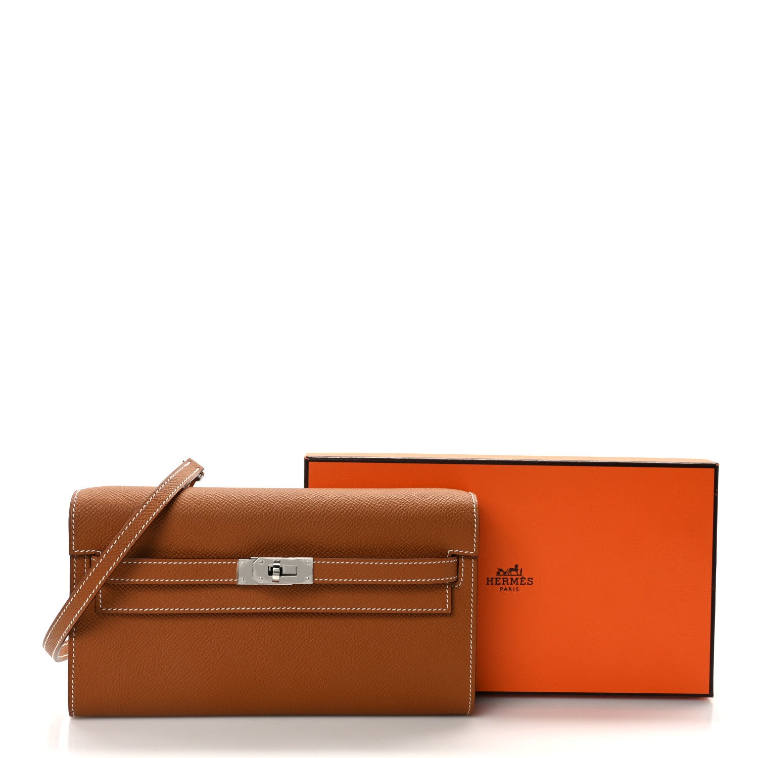 Hermes Epsom Kelly Wallet To Go Gold 11 of 11