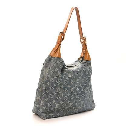 Louis Vuitton Denim Baggy GM Blue 3 of 9