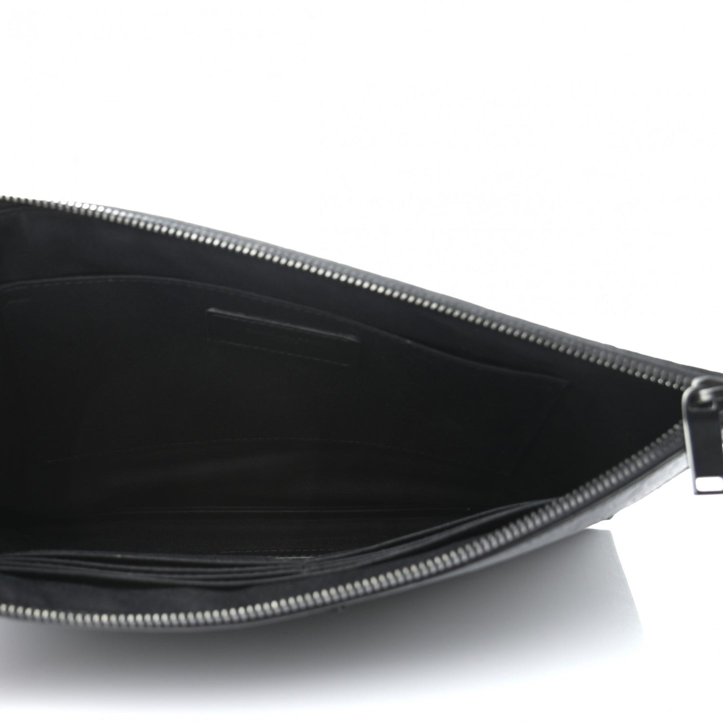 Calfskin Crocodile Embossed Monogram iPad Case Black