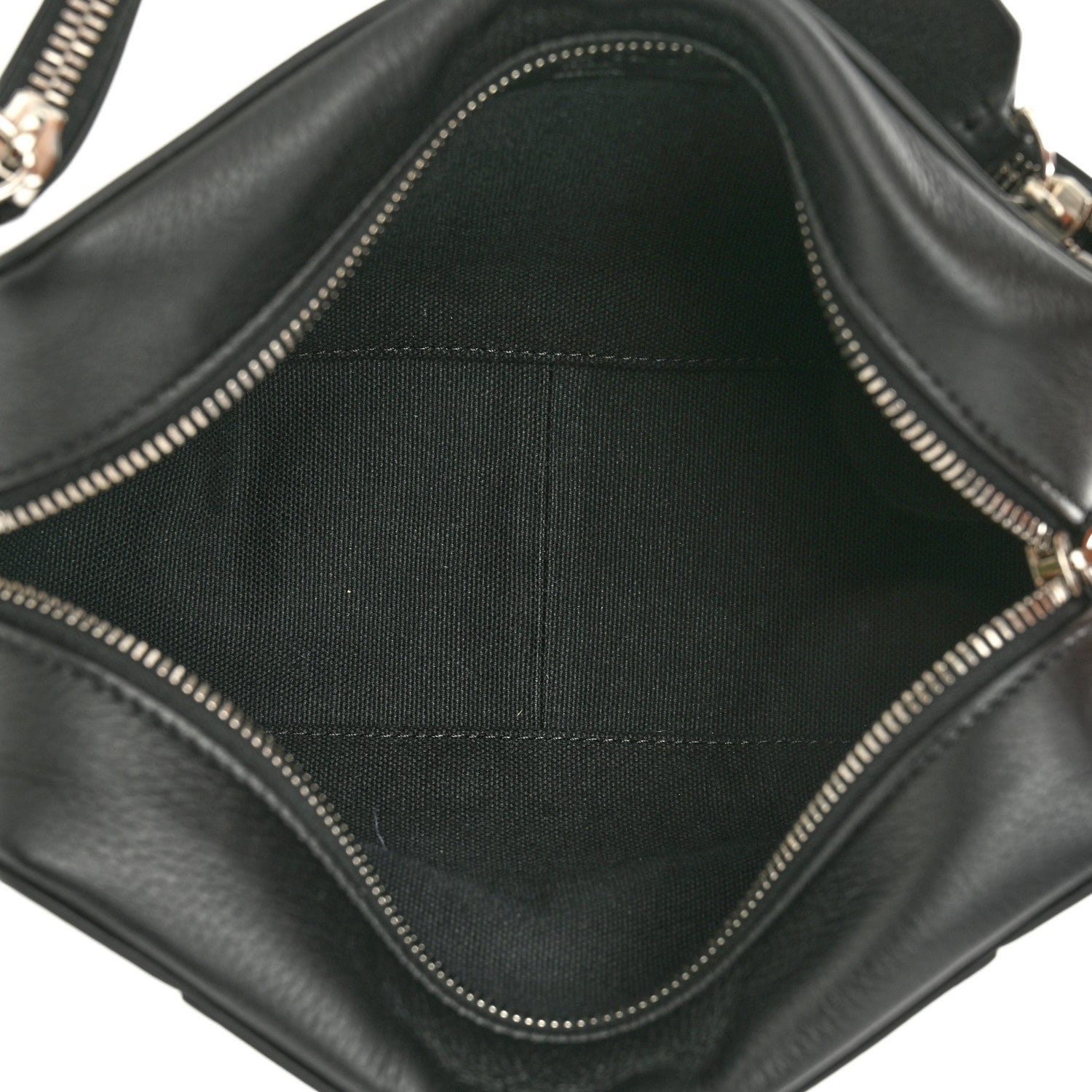 Valentino Garavani Calfskin Mens VLogo Belt Bag Black White 5 of 9