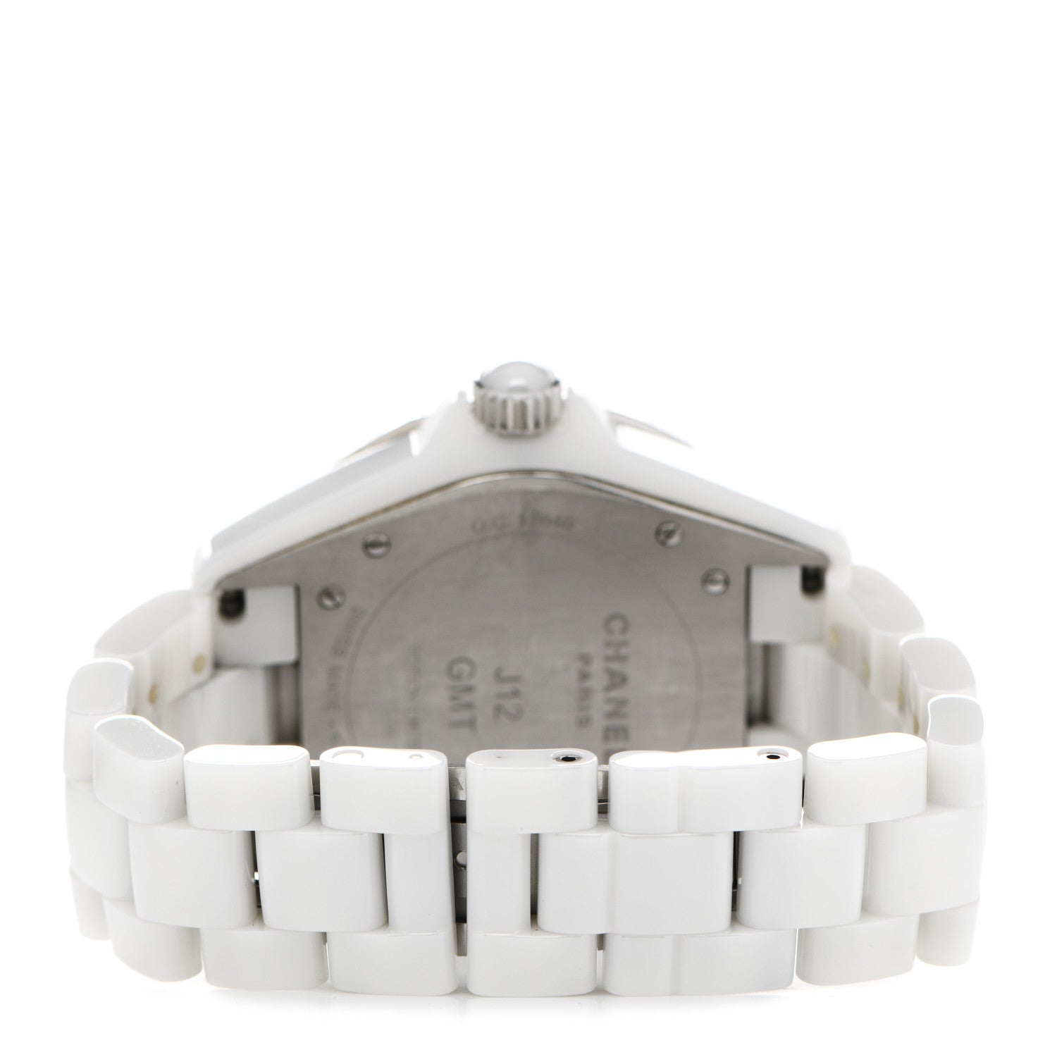 Chanel Stainless Steel Ceramic 41mm GMT J12 Automatic Watch White 3 of 4