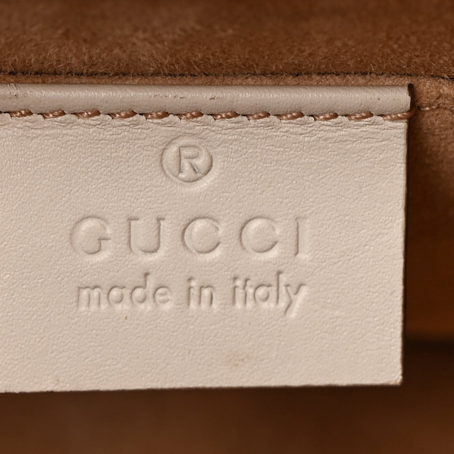 Gucci Calfskin Mini Sylvie Top Handle Bag White 7 of 13